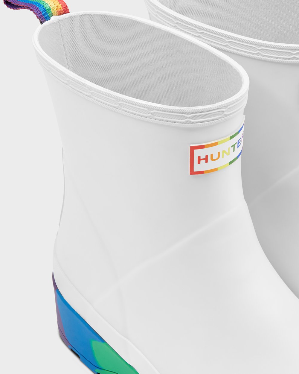 Botas Play Hunter Homem Branco - Original Pride Heeled Rain - 63SLHCMNY